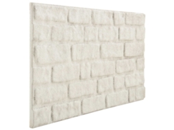 Conjunto 10 Painéis De Parede 3d Vidaxl Branco Poliestireno (100 X 50 Cm)