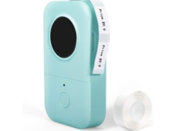 Mini Impressora Térmica Portátil, D30, Com Bluetooth, Verde