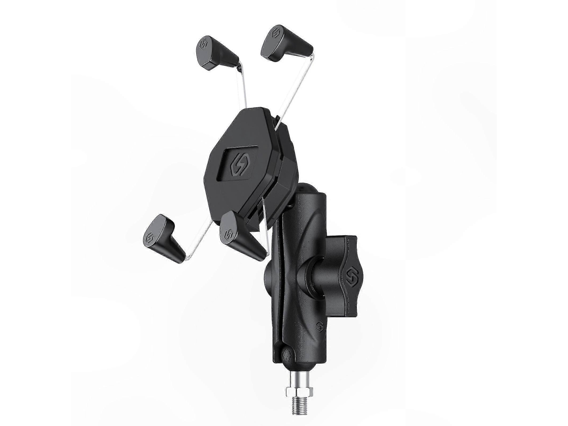 Suporte Antichoque Para Celular Com Rosca M10 Para Guidão De Moto