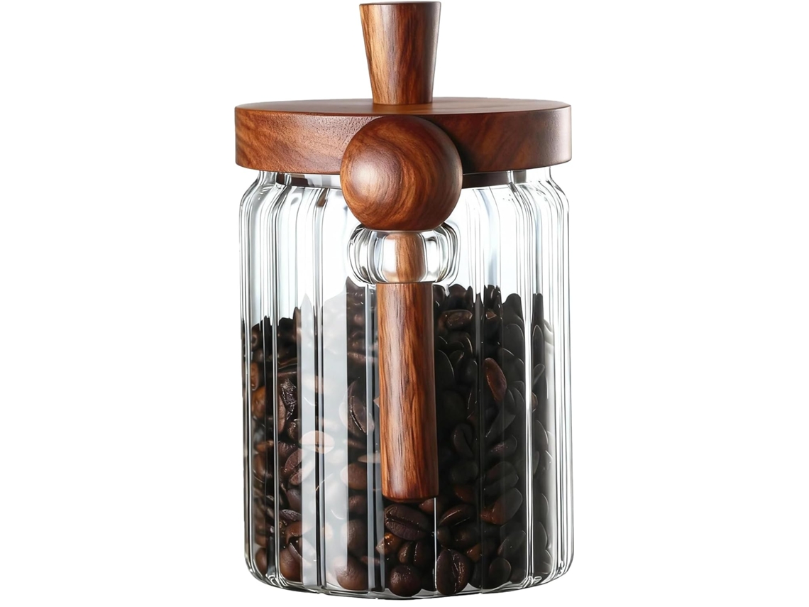 Pote Hermético, Em Vidro, 946 Ml, 32 Oz, Com Tampa, Para Farinha, Café, Açúcar, Para Organização Doméstica Na Cozinha E Bancada
