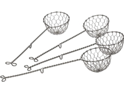 Fondue Nets, Aço Inoxidável, 4 Peças, 23,5 Cm ZYBLSSBB