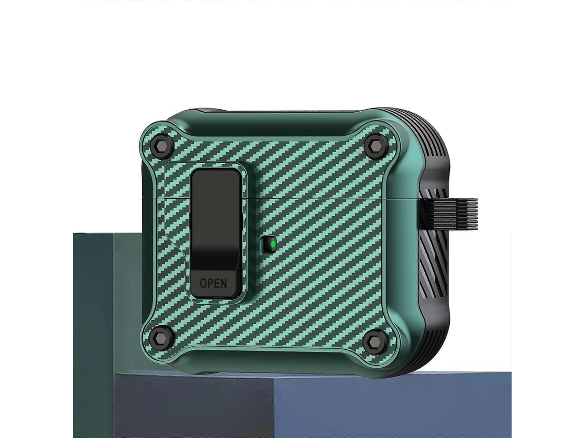 Camada protetora de fibra de carbono para fones de ouvido com interruptor magnético automático GIECY