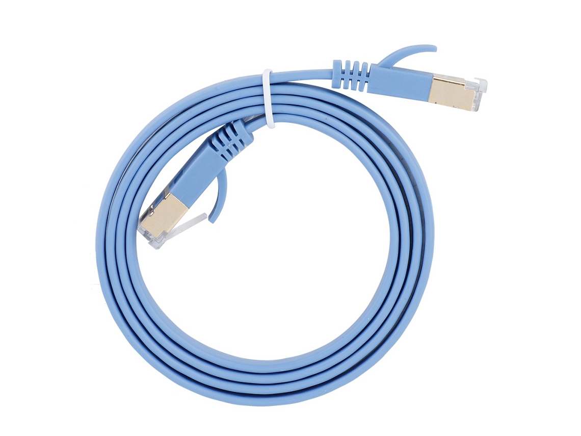 Cabo Ethernet Cat7 LAXISCREED 1m Azul Claro