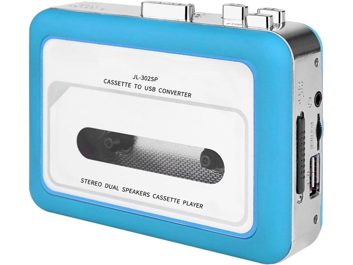 Reprodutor Portátil Independente, Conversor Usb Para Mp3, De Fita