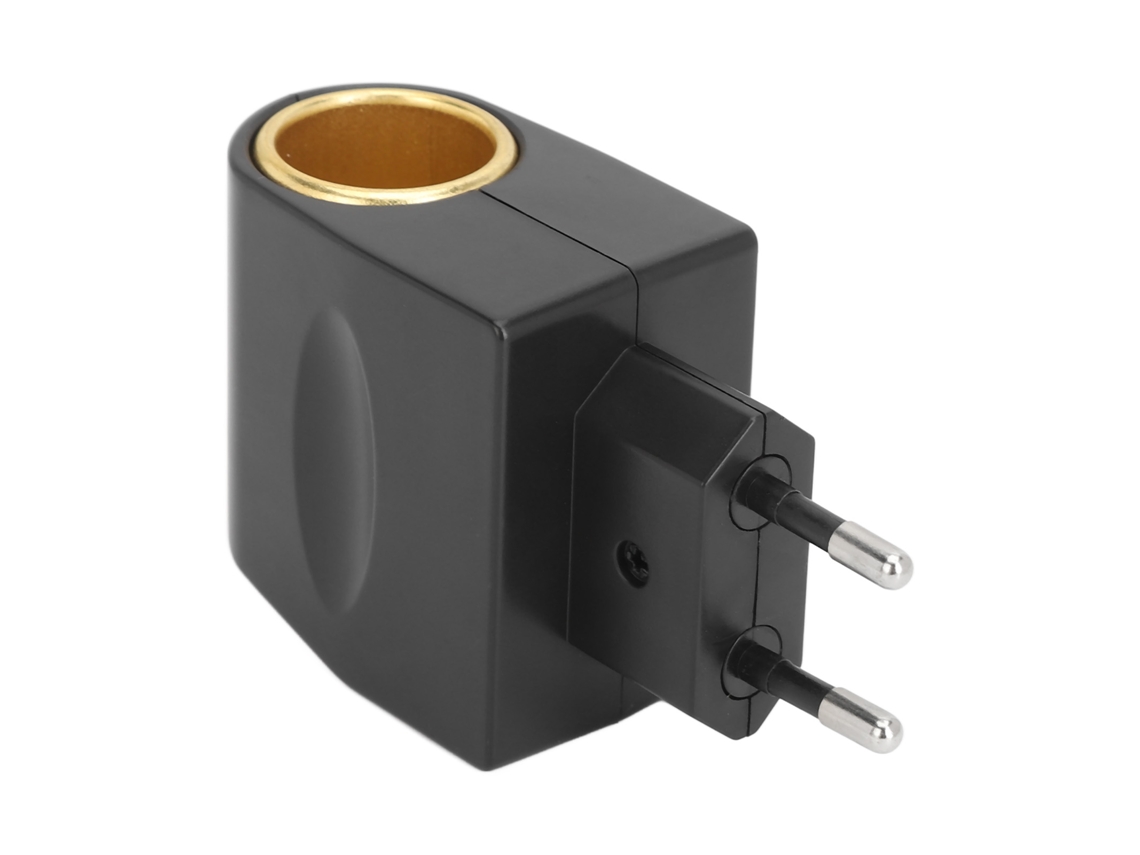 Conversor CA para CC 12V Tomada de Cigarro Carro Protegido com LED