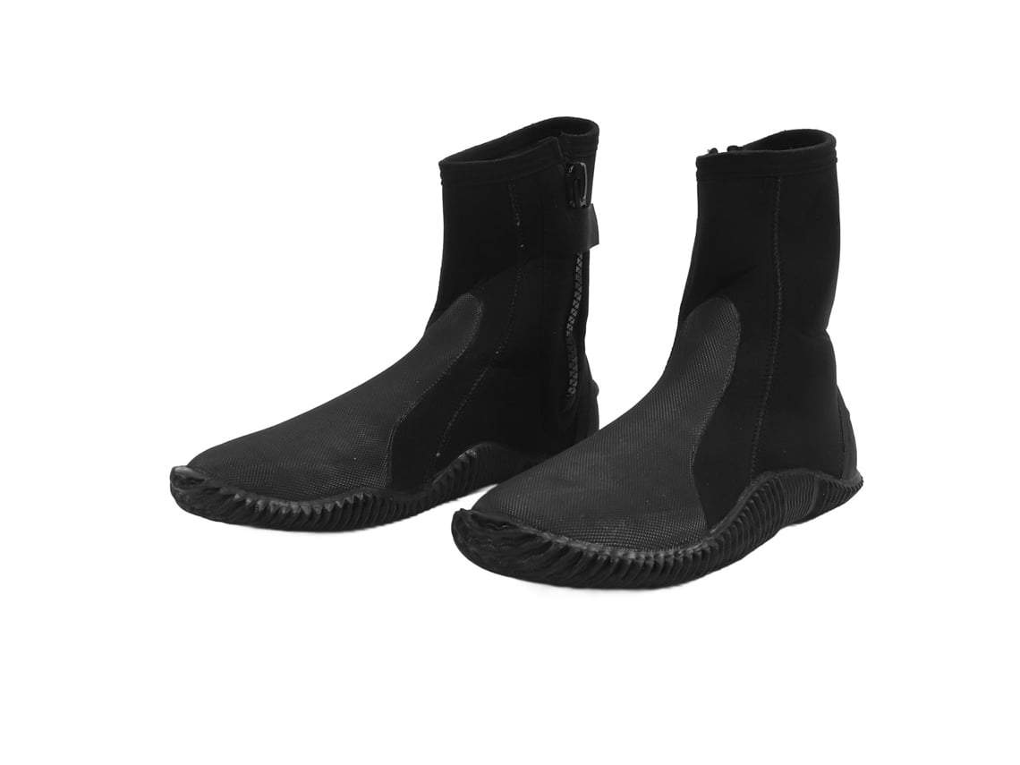 Sapatos de Água de 5mm, Antiderrapantes, para Surf, Preto, Tamanho 37/38