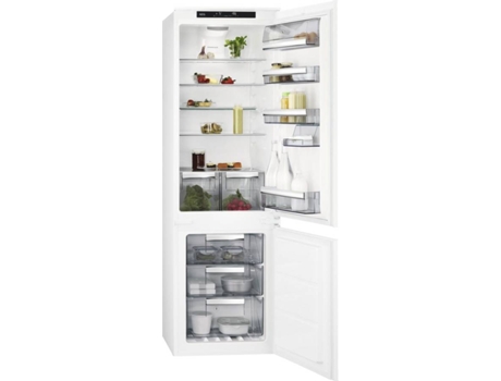 Frigorífico Combinado Encastre AEG SCB818E6TS Twintech (No Frost - 177.2 cm - 253 L - Branco)