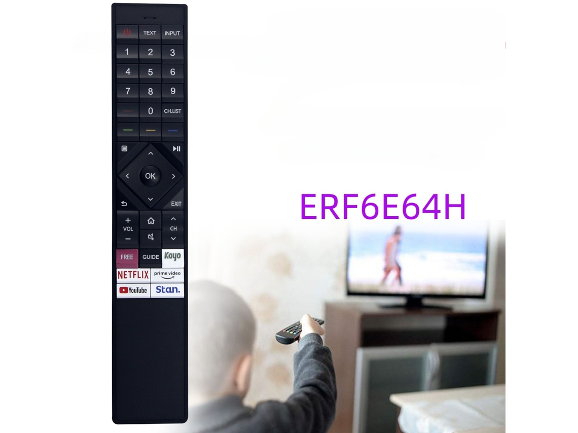 Comando de Tv para Hisense Erf6e64h Preto XIAOMOYU