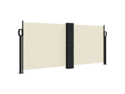 Retractable Side Awning, Retractable Side Awnings Vidaxl Creme Poliéster (100 X 1000 Cm)