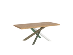 Mesa Fixa 90x200 Cm Versalux Pernas Carvalho Descascado 4/a Itamoby