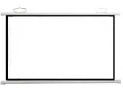 Tela de Projeção 30" 16:9 Portátil, para Uso Doméstico e Externo