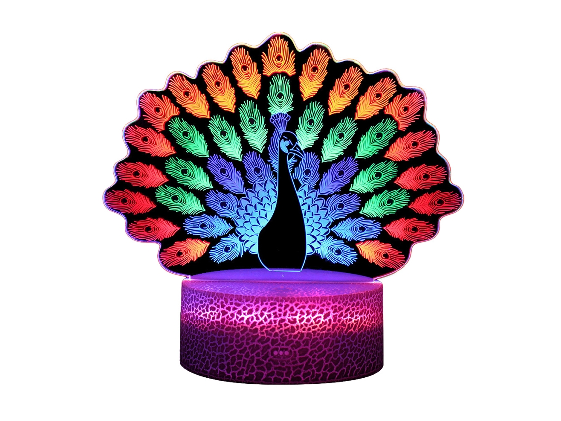 Luz Noite 3D Presente Criativo Lâmpada de Cabeceira Led RNEMITERY