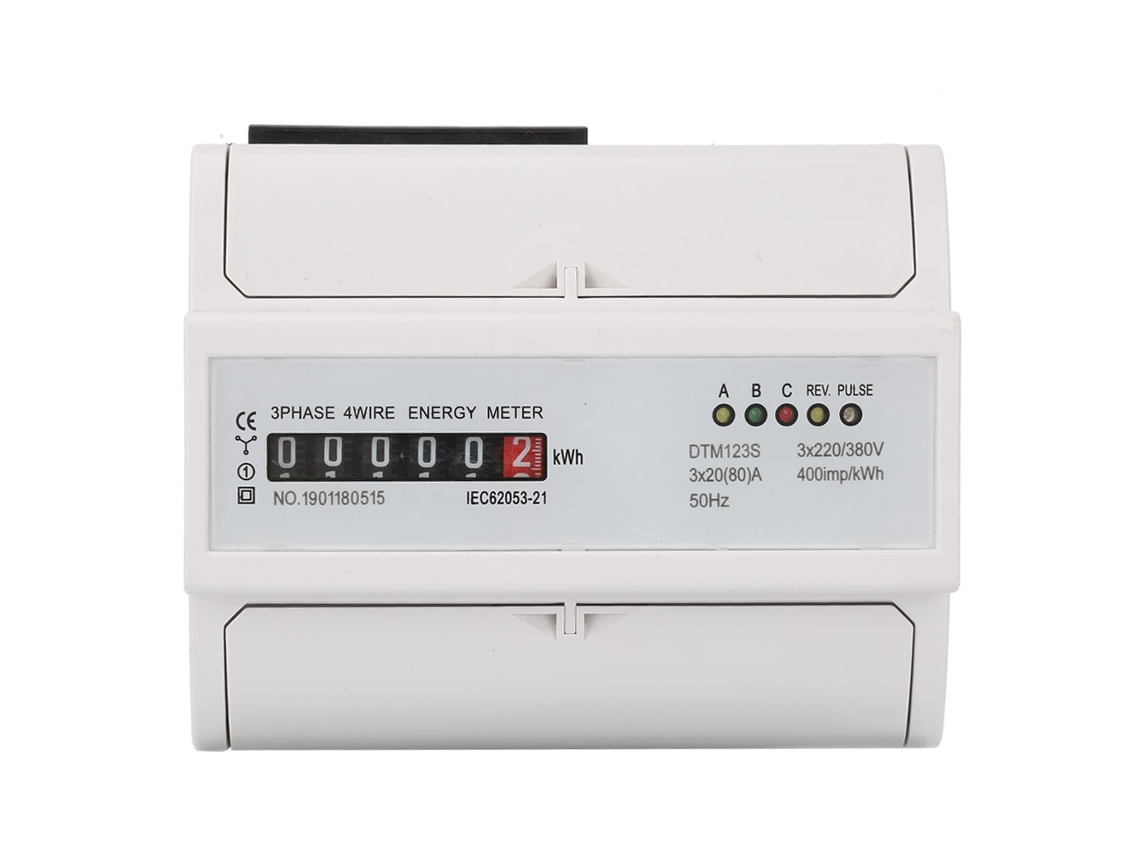 Laxiscreed Medidor De Energia Digital 220/380v, Corrente 20-80a Para Controle De Consumo