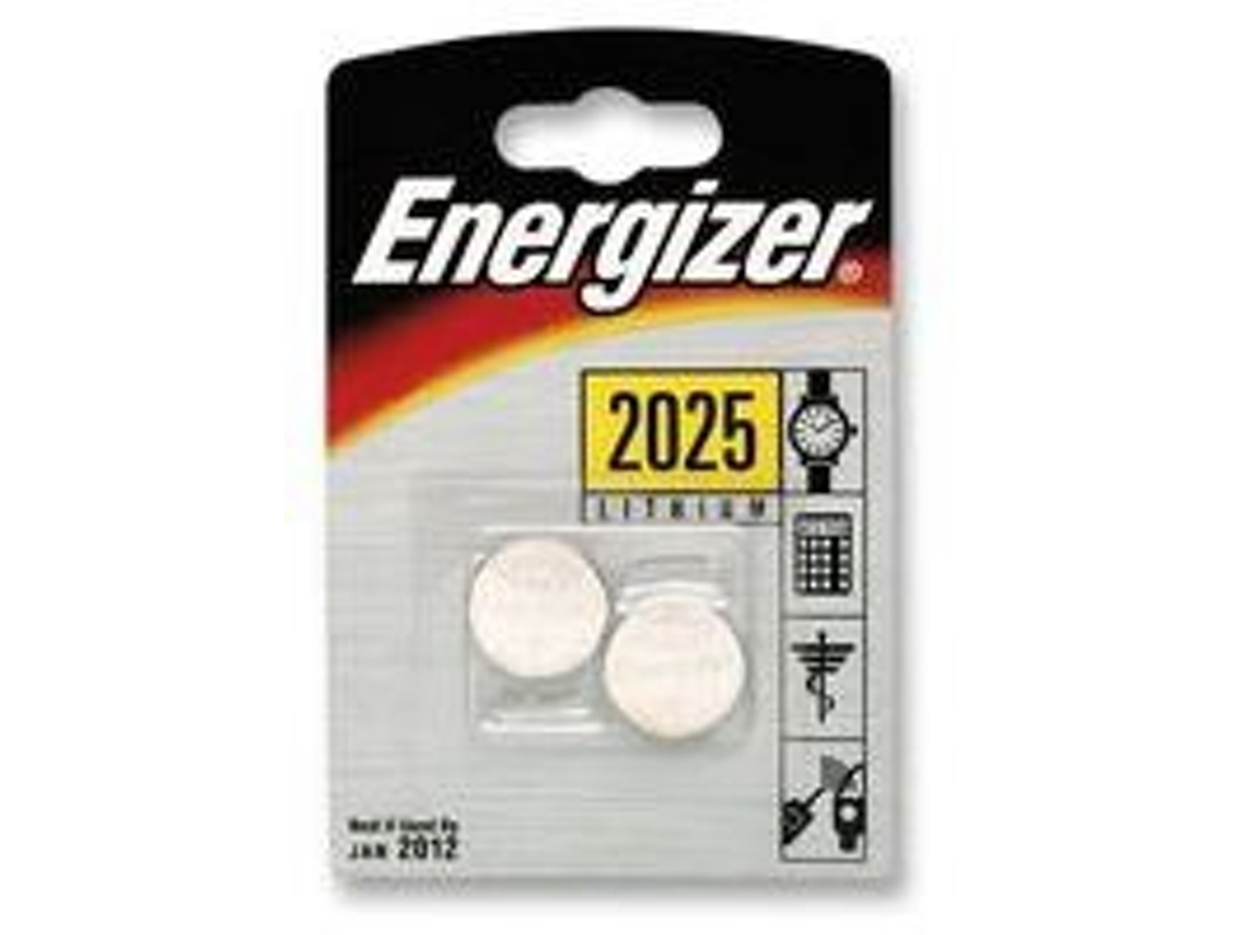 Pilhas ENERGIZER Lítio CR-2025 FSB-2 (2 unidades)