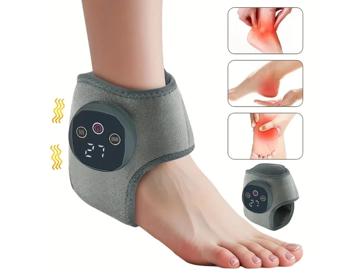 Massageador Elétrico Sem Fio Multifuncional com Funções de Aquecimento por Vibração Pneumática, Relaxante STELASPLEN