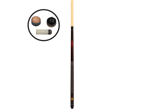 Taco Bilhar JOBA Ramin 2 Peças Hwood Bola 9 Amarela 538g 5542.092.538g