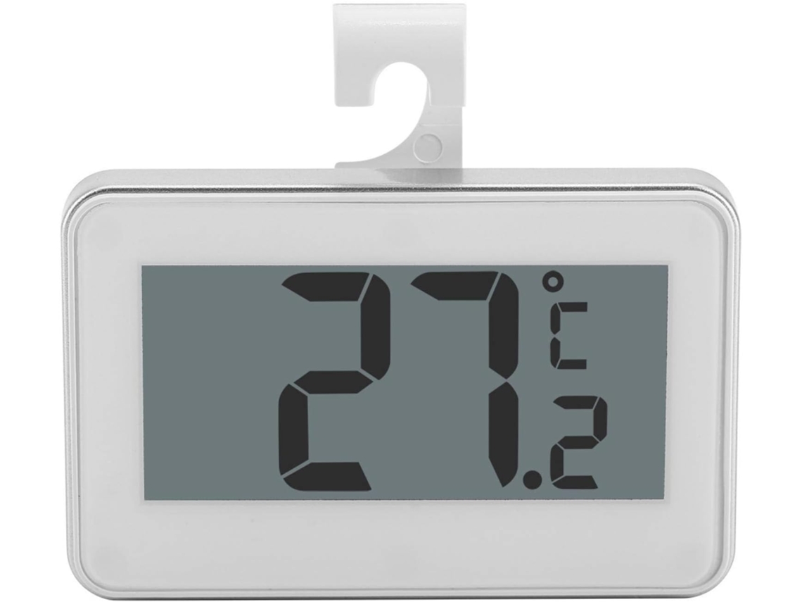 Termômetro De Geladeira Grande Com Tela Lcd, Termômetro Digital Para Freezer Com Suporte Magnético Ajustável Cozinha
