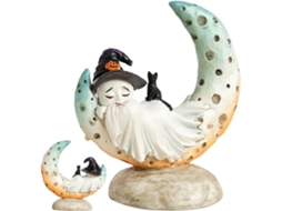 Decorações De Fantasmas Sereia Lua Fantasma Para O Halloween |