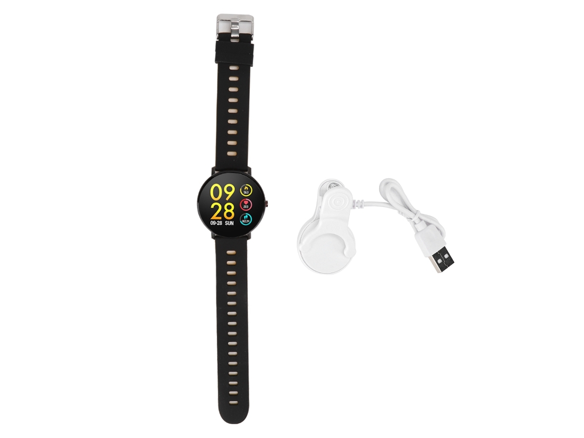 Pulseira Inteligente EOOCOO com monitoramento de frequência cardíaca e pressão arterial