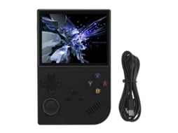 Aetheria console de Jogos Portátil 64gb Tela Ips 3,5 Polegadas Rk3326 Linux 3500mah Preto