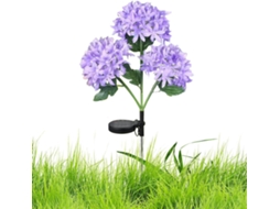 Luminária De Jardim À Prova D'água Em Formato Flores Para Uso Externo