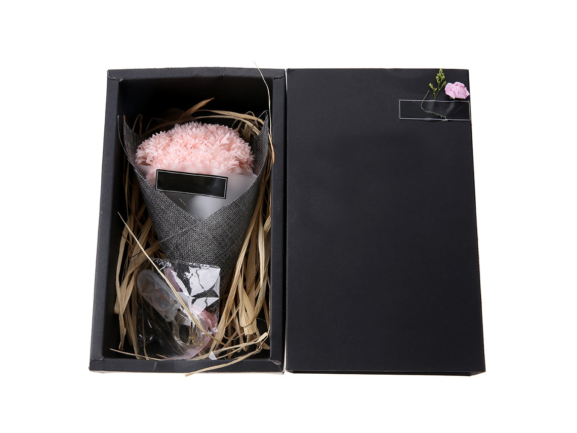 Laxiscreed Sabonete Em Flor Gérbera Rosa Com Luzes Natalícias Para Presentes De Dia Dos Namorados Ou Mãe