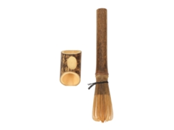 Suporte de Whisk de Chá Matcha de Bambu para Camping
