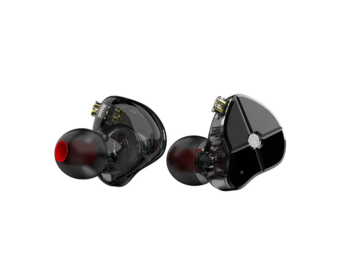 Fones de Ouvido para Jogos EOOCOO, Driver Híbrido, Graves Fortes, Microfone, Redução de Ruído