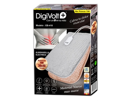 Almofada Elétrica De Aquecimento ,70W DIGIVOLT Eb-410 Bege