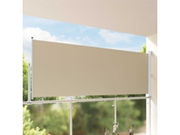 Vidaxl Toldo Lateral 160 X 300 Cm 100% Poliéster, Ferro E Aço