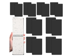 16 Blocos De Notas À Prova Dágua, 3x5, Espiral, Bolso, Bloco De Notas, Para Todas As Condições Climáticas Brilvibera