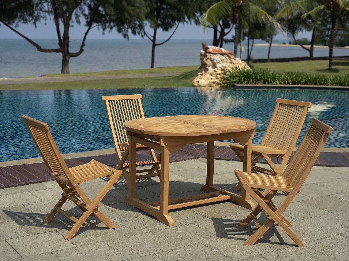 Conjunto de Mesas e Cadeiras Jardim Byblos VENTE-UNIQUE.PT