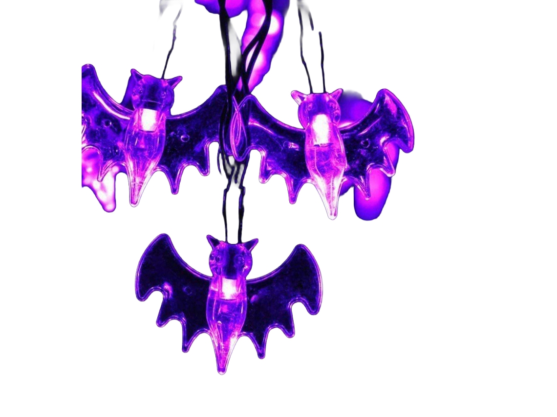 Laxiscreed Led De Halloween Com Abelhas, Esqueletos E Morcegos, Luzes De 3m Com 20 Leds Usb, Iluminação Contínua