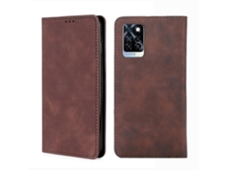 Capa De Couro Magnético Com Aba Horizontal Para Infinix Note 10 Pro