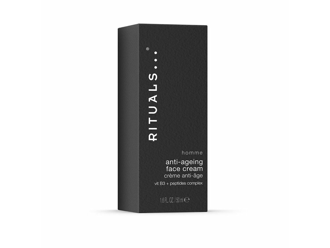 Creme Anti-idade Para Homem - Rituals - 50 Ml - Todos Os Tipos De Pele - Textura Creme - Hipoalergênico