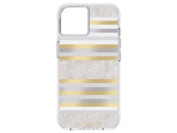 Capa Magsafe Texturizado Riscas para iPhone 14 CASE MATE Plástico Multicor