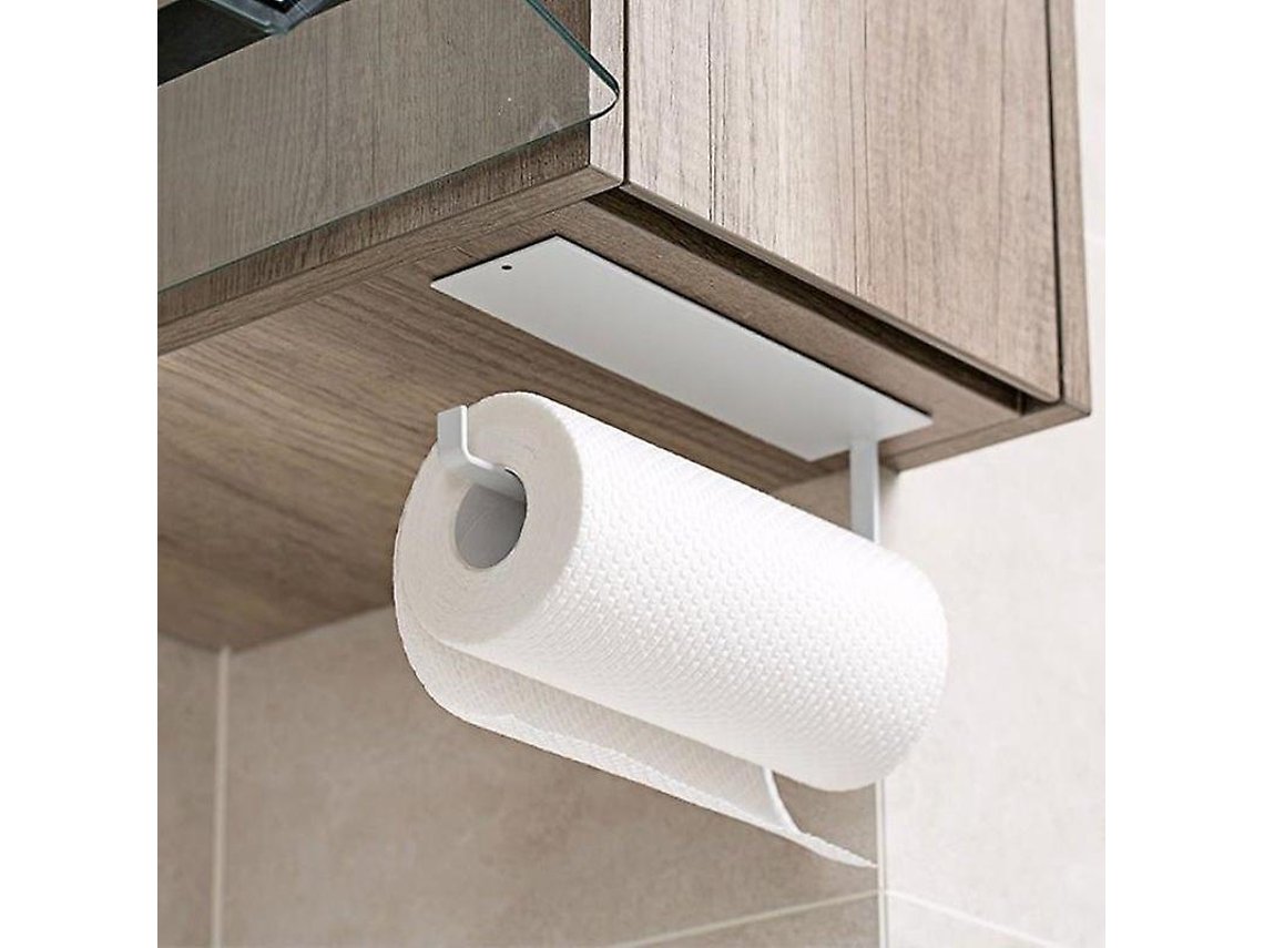 Porta Servilletas de Papel Autoadhesivo para Cocina o Baño Montaje En Pared Sin Taladrar Acero Inoxidable