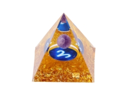 Ats pirâmide de Pedra de Constelação para Energia Positiva Reduzir Estresse Chakra Resina Curativa Meditação Pedra Poder Aries