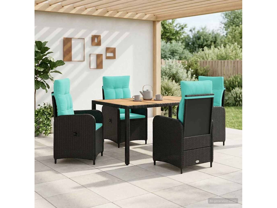 Vidaxl Conjunto De Jantar Para Exterior 5 Unid.