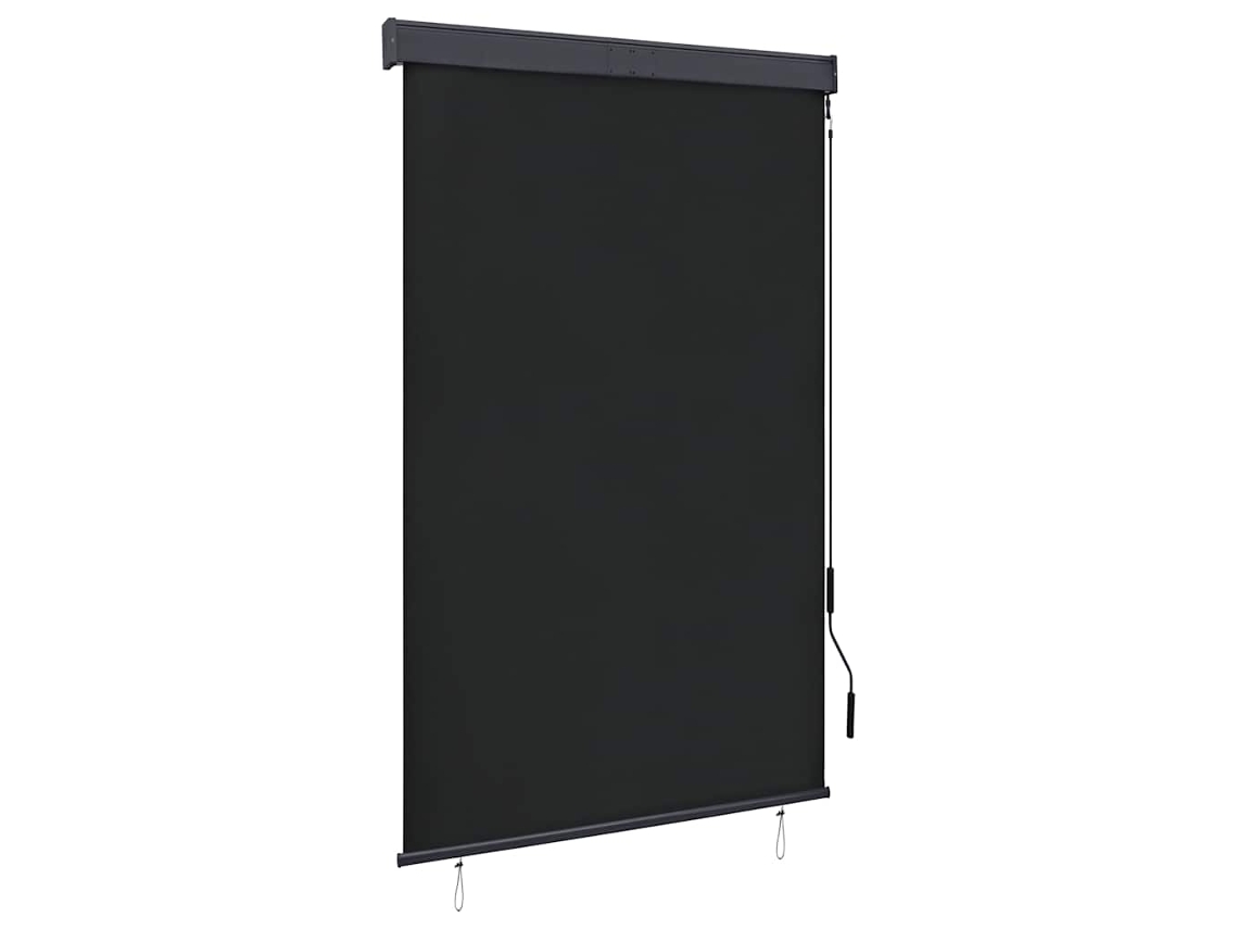 Vidaxl Estore De Rolo Para Exterior 120x250 Cm Antracite