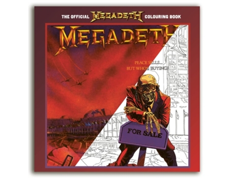Livro The Official Megadeth Colouring Book de Rock N' Roll Colouring (Inglês)