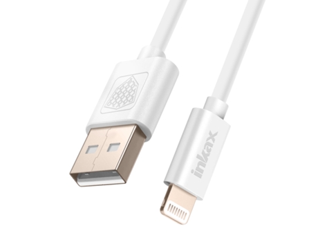 Cabo USB para carregamento rápido e sincronização branco Inkax