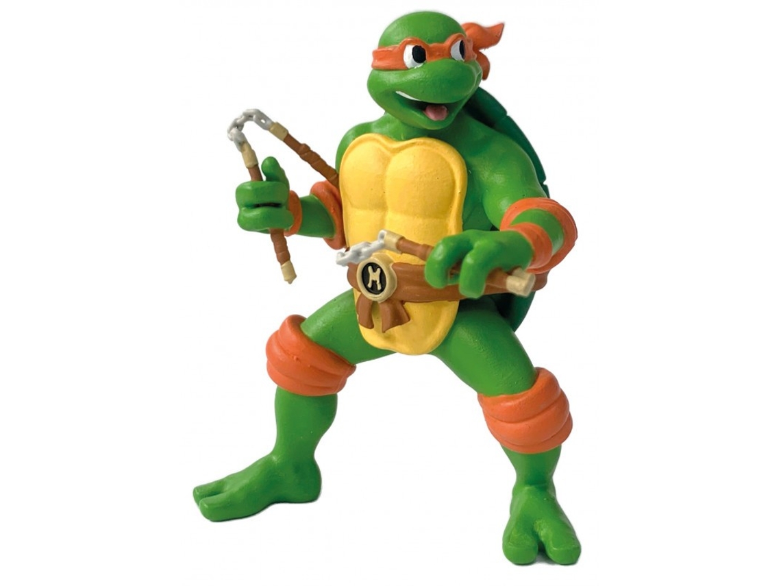 Figura Michelangelo Tartarugas Ninja TMNT 9 cm