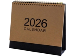 Calendário Twenty Six - Simples, Estético, Exibição De Data - Base Antiderrapante Ideal Para