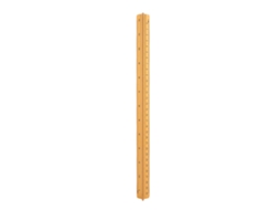 Regla Escalera Arquitectónica Triangular De Aluminio 30cm Para Ingeniería Y Dibujo Oro