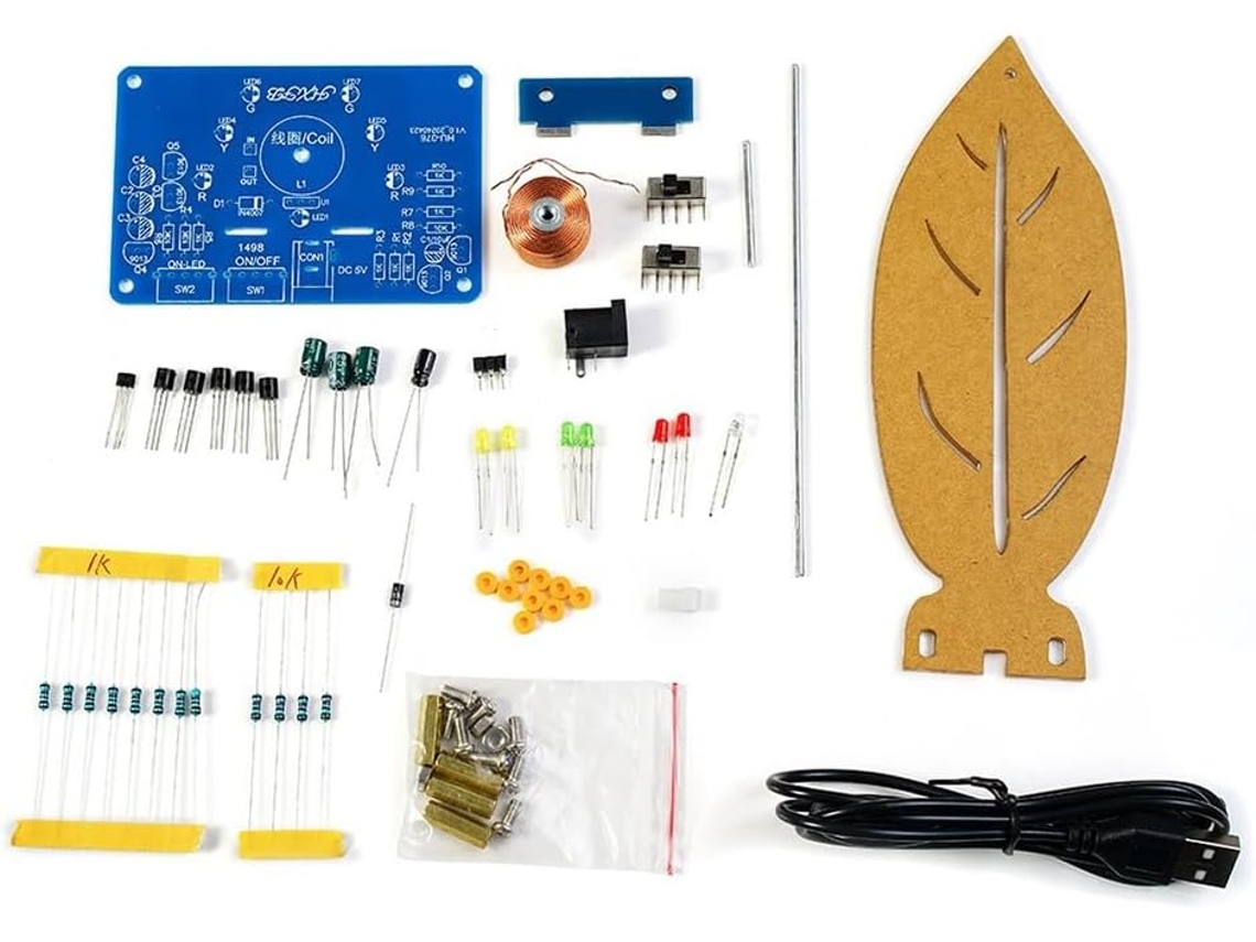 Kits Eletrônicos Faça Você Mesmo com Balanço Eletromagnético Levitação Magnética e Luzes SFUSHOS
