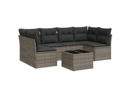 Garden Sofa Set, Garden Sofa Sets Vidaxl Cinzeto Rattan / Vime (n/a)