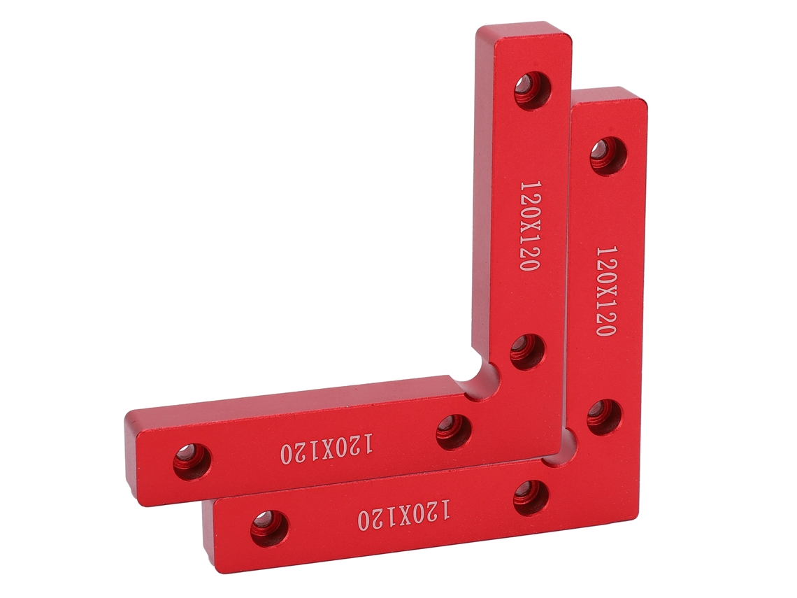 Prendedores de Ângulo Reto YURU 120x120mm ferramenta de carpintaria