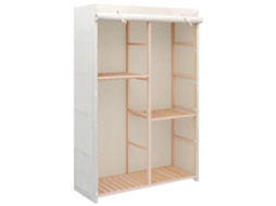 Vidaxl Roupeiro/guarda-roupa 3 Prateleiras 110x40x170 Cm