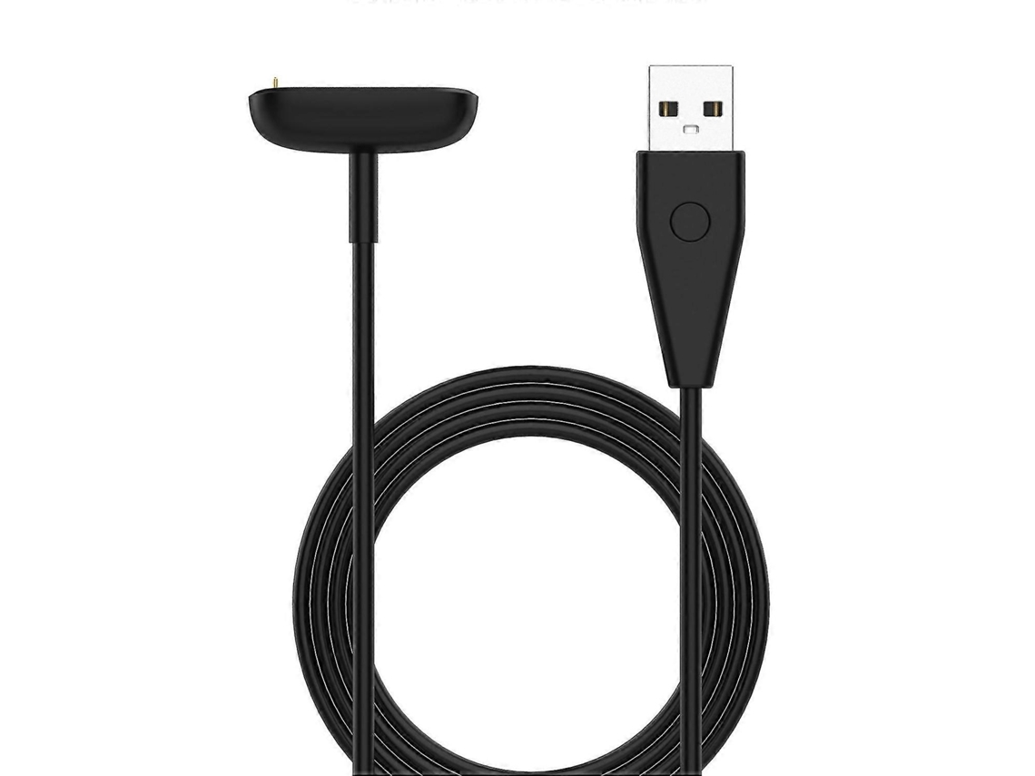 Carregador sem fio magnético, durável e anti-interferência, de carregamento rápido para relógio inteligente Fitbit Luxe Ly Ebike.